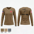 NCB 27 gcc2 72667191 Women's Long Sleeve V-neck Shirt - 1