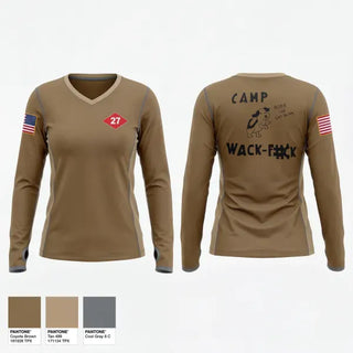 Womens Long Sleeve Vneck Shirt, NCB 27 gcc2, Navy, Teamtime, Team time, sublimation, custom sports apparel, team uniforms, spirit wear, spiritwear, sports uniforms, custom shirts, team store, custom team store, fundraiser sports, apparel fundraiser