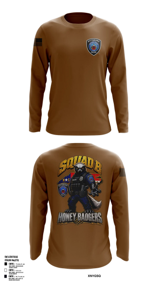 Long Sleeve Performance Shirt, B Squad, Police, Teamtime, Team time, sublimation, custom sports apparel, team uniforms, spirit wear, spiritwear, sports uniforms, custom shirts, team store, custom team store, fundraiser sports, apparel fundraiser