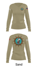 ACB-1 33490602 Women's Long Sleeve V-neck Shirt - 92