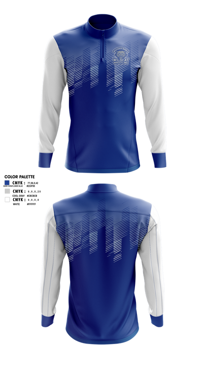 Westover Middle Wrestling 20683459 Quarter Zip Jacket - 5