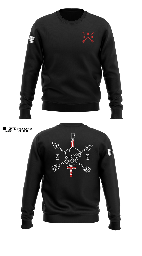 Crew Neck Sweatshirt, B/2/3, Army, Teamtime, Team time, sublimation, custom sports apparel, team uniforms, spirit wear, spiritwear, sports uniforms, custom shirts, team store, custom team store, fundraiser sports, apparel fundraiser