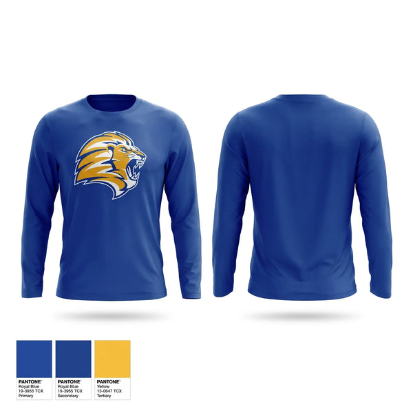 Long Sleeve Performance Shirt, Lions, Baseball, Teamtime, Team time, sublimation, custom sports apparel, team uniforms, spirit wear, spiritwear, sports uniforms, custom shirts, team store, custom team store, fundraiser sports, apparel fundraiser