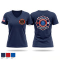 KEELER EMERGENCY SERVICES SUPPORT ASSOCIATION Women's Short Sleeve V-neck Shirt - 1