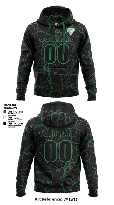 Hoodie, Bossier Bowling, Bowling, Teamtime, Team time, sublimation, custom sports apparel, team uniforms, spirit wear, spiritwear, sports uniforms, custom shirts, team store, custom team store, fundraiser sports, apparel fundraiser