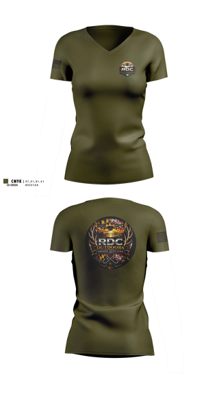 Womens Short Sleeve Vneck Shirt, RDC Outdoors, Police, Teamtime, Team time, sublimation, custom sports apparel, team uniforms, spirit wear, spiritwear, sports uniforms, custom shirts, team store, custom team store, fundraiser sports, apparel fundraiser