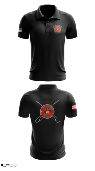 Short Sleeve Performance Polo, Ruskin Highschool MCJROTC drill team, Marines, Teamtime, Team time, sublimation, custom sports apparel, team uniforms, spirit wear, spiritwear, sports uniforms, custom shirts, team store, custom team store, fundraiser sports, apparel fundraiser