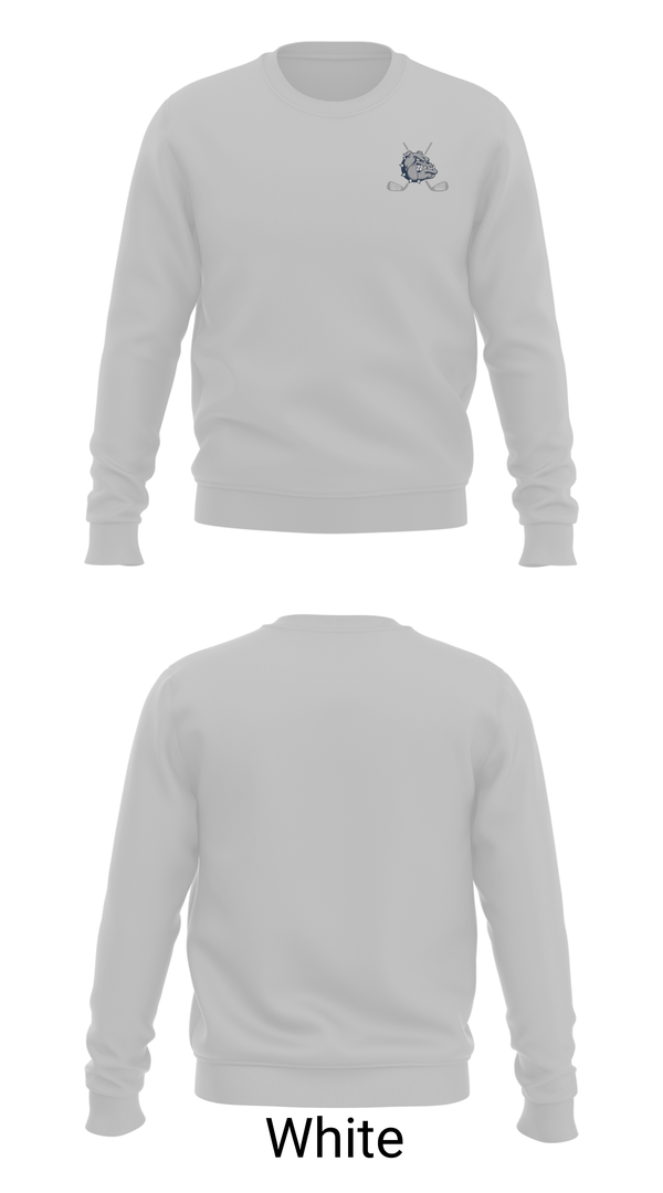 Crew Neck Sweatshirt, Rockland High School Golf, Golf, Teamtime, Team time, sublimation, custom sports apparel, team uniforms, spirit wear, spiritwear, sports uniforms, custom shirts, team store, custom team store, fundraiser sports, apparel fundraiser