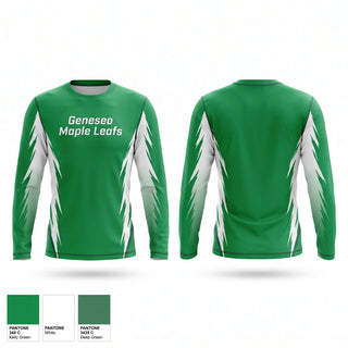Long Sleeve Performance Shirt, Geneseo Maple Leafs, Women's Basketball, Teamtime, Team time, sublimation, custom sports apparel, team uniforms, spirit wear, spiritwear, sports uniforms, custom shirts, team store, custom team store, fundraiser sports, apparel fundraiser