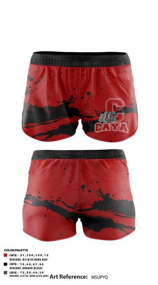 Track Shorts, CAYA, , Teamtime, Team time, sublimation, custom sports apparel, team uniforms, spirit wear, spiritwear, sports uniforms, custom shirts, team store, custom team store, fundraiser sports, apparel fundraiser