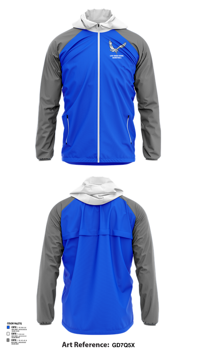 Lick Creek School Basketball 89922864 Windbreaker - 42