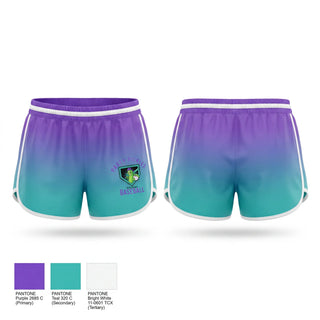 Womens Shorts, Party Pickles, Baseball, Teamtime, Team time, sublimation, custom sports apparel, team uniforms, spirit wear, spiritwear, sports uniforms, custom shirts, team store, custom team store, fundraiser sports, apparel fundraiser