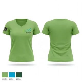 Womens Short Sleeve Vneck Shirt, Fort Riley BOSS, Army, Teamtime, Team time, sublimation, custom sports apparel, team uniforms, spirit wear, spiritwear, sports uniforms, custom shirts, team store, custom team store, fundraiser sports, apparel fundraiser