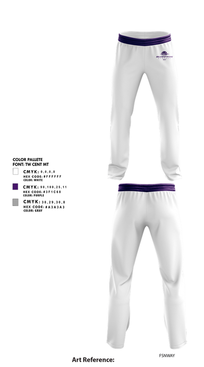 Bluffton University 87987155 Sweatpants - 1