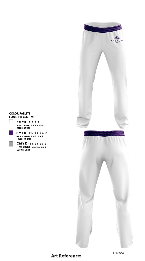 Sweatpants, Bluffton University, Golf, Teamtime, Team time, sublimation, custom sports apparel, team uniforms, spirit wear, spiritwear, sports uniforms, custom shirts, team store, custom team store, fundraiser sports, apparel fundraiser