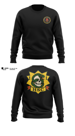 Crew Neck Sweatshirt, HSC 1-1 SFG(A), Army, Teamtime, Team time, sublimation, custom sports apparel, team uniforms, spirit wear, spiritwear, sports uniforms, custom shirts, team store, custom team store, fundraiser sports, apparel fundraiser