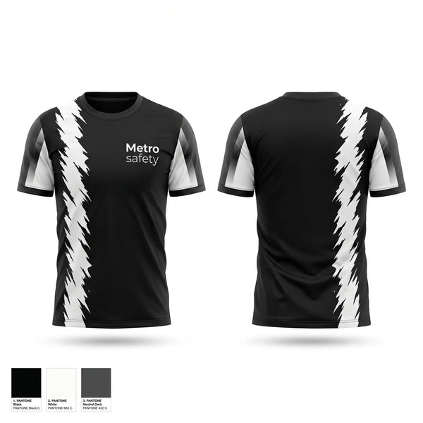 Football Jersey, Metro safety, , Teamtime, Team time, sublimation, custom sports apparel, team uniforms, spirit wear, spiritwear, sports uniforms, custom shirts, team store, custom team store, fundraiser sports, apparel fundraiser