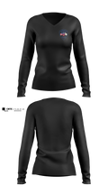 Hopkinton Police Department Women's Long Sleeve V-neck Shirt - 100