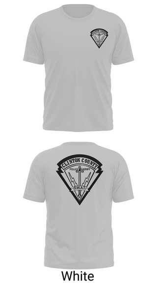 Old School Cotton Feel Shirt, Clinton County SWAT, Police, Teamtime, Team time, sublimation, custom sports apparel, team uniforms, spirit wear, spiritwear, sports uniforms, custom shirts, team store, custom team store, fundraiser sports, apparel fundraiser