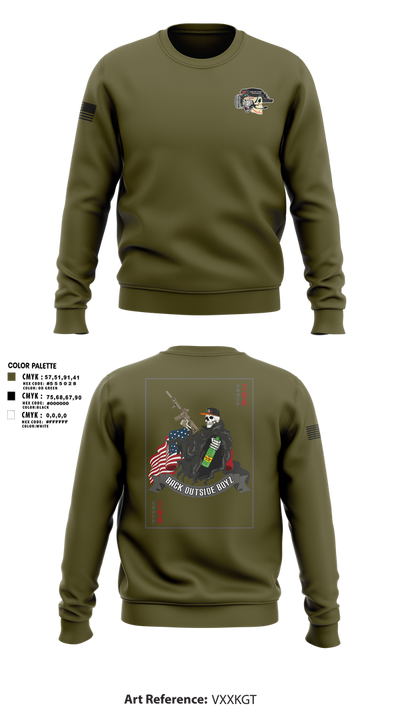 Human Smuggling 75508558 Crew Neck Sweatshirt - 4