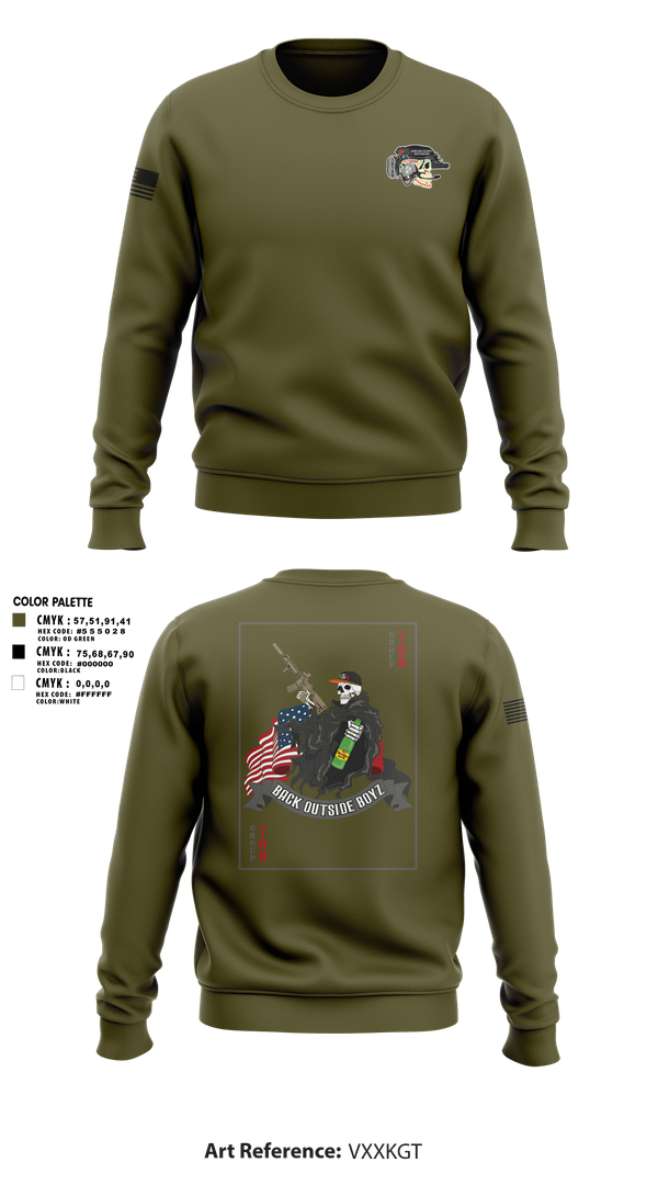 Crew Neck Sweatshirt, Human Smuggling, Police, Teamtime, Team time, sublimation, custom sports apparel, team uniforms, spirit wear, spiritwear, sports uniforms, custom shirts, team store, custom team store, fundraiser sports, apparel fundraiser