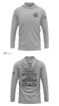 Hamilton County Police Association Dive Team 10308162 Long Sleeve Performance Shirt with hood - 3