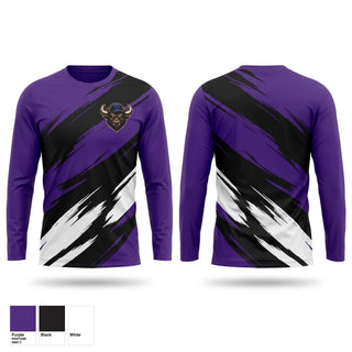 Long Sleeve Performance Shirt, Arkansas Baptist College Buffaloes Baseball, Baseball, Teamtime, Team time, sublimation, custom sports apparel, team uniforms, spirit wear, spiritwear, sports uniforms, custom shirts, team store, custom team store, fundraiser sports, apparel fundraiser