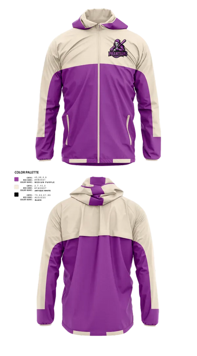 Clarksville Phantoms 31101002 Windbreaker - 21