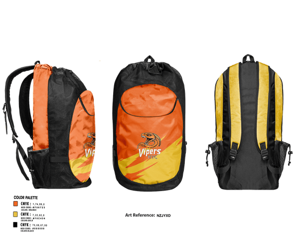 Gear Bag, Vipers Nyc, Men's Basketball, Teamtime, Team time, sublimation, custom sports apparel, team uniforms, spirit wear, spiritwear, sports uniforms, custom shirts, team store, custom team store, fundraiser sports, apparel fundraiser