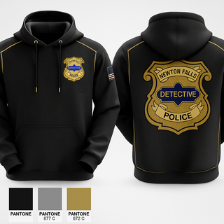 Hoodie, NEWTON FALLS POLICE DEPARTMENT, Police, Teamtime, Team time, sublimation, custom sports apparel, team uniforms, spirit wear, spiritwear, sports uniforms, custom shirts, team store, custom team store, fundraiser sports, apparel fundraiser
