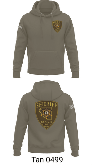 Hoodie, St. Clair County Sheriff Department, Police, Teamtime, Team time, sublimation, custom sports apparel, team uniforms, spirit wear, spiritwear, sports uniforms, custom shirts, team store, custom team store, fundraiser sports, apparel fundraiser