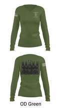 4th ID 54560452 Women's Long Sleeve V-neck Shirt - 57