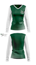 Jackson-Reed Tennis 4737789 Women's Long Sleeve V-neck Shirt - 1