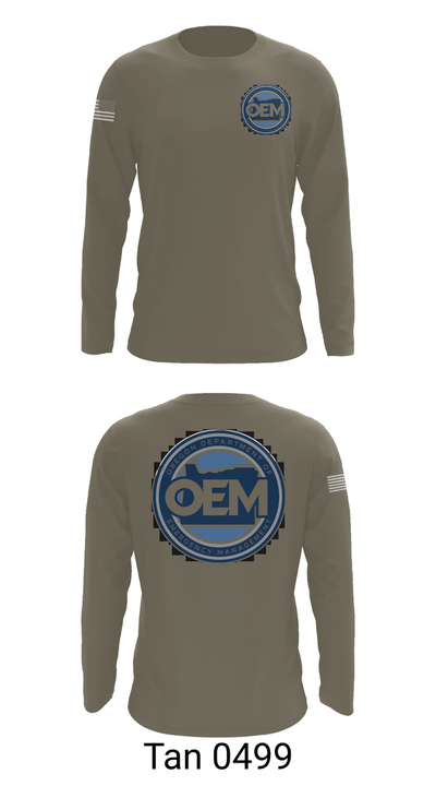 Oregon Emergency Management 48984222 Long Sleeve Performance Shirt 63