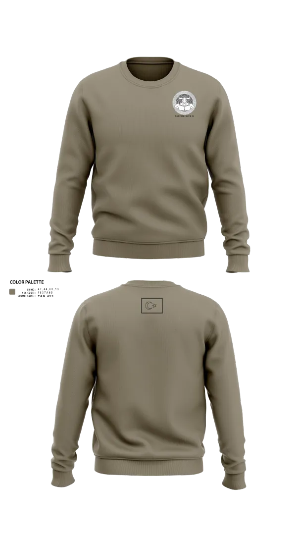 Crew Neck Sweatshirt, 173RD SECFOR OAS IX, Army, Teamtime, Team time, sublimation, custom sports apparel, team uniforms, spirit wear, spiritwear, sports uniforms, custom shirts, team store, custom team store, fundraiser sports, apparel fundraiser