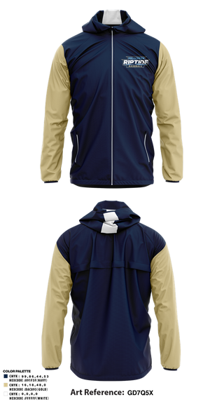 Windbreaker, Millcreek Riptide, Baseball, Teamtime, Team time, sublimation, custom sports apparel, team uniforms, spirit wear, spiritwear, sports uniforms, custom shirts, team store, custom team store, fundraiser sports, apparel fundraiser