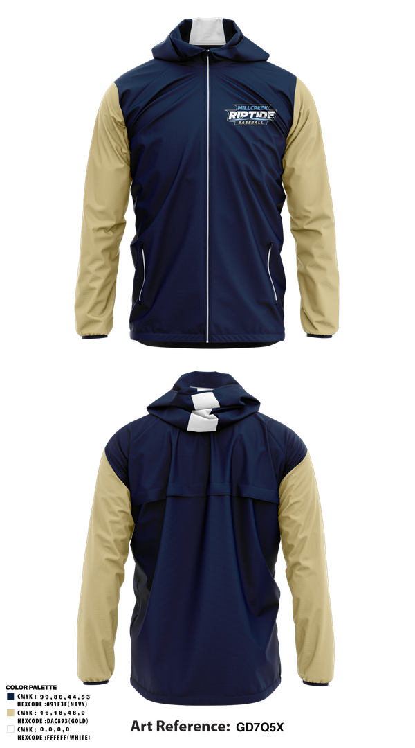 Windbreaker, Millcreek Riptide, Baseball, Teamtime, Team time, sublimation, custom sports apparel, team uniforms, spirit wear, spiritwear, sports uniforms, custom shirts, team store, custom team store, fundraiser sports, apparel fundraiser