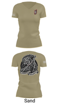112th, 1/1 BN CRDT 19582480 Women's Short Sleeve V-neck Shirt - 88