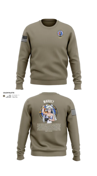 Crew Neck Sweatshirt, Karl & Hedwig Ackermann Memorial Institute for Joint Military Intelligence and Law Enforcement Education & Training at MARDET Fort Leonard Wood, , Teamtime, Team time, sublimation, custom sports apparel, team uniforms, spirit wear, spiritwear, sports uniforms, custom shirts, team store, custom team store, fundraiser sports, apparel fundraiser