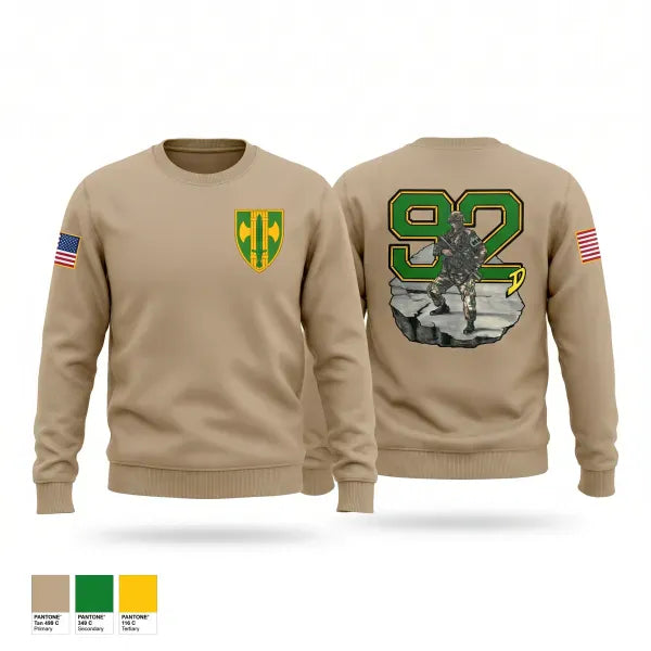 Crew Neck Sweatshirt, 95th mp company, Army, Teamtime, Team time, sublimation, custom sports apparel, team uniforms, spirit wear, spiritwear, sports uniforms, custom shirts, team store, custom team store, fundraiser sports, apparel fundraiser