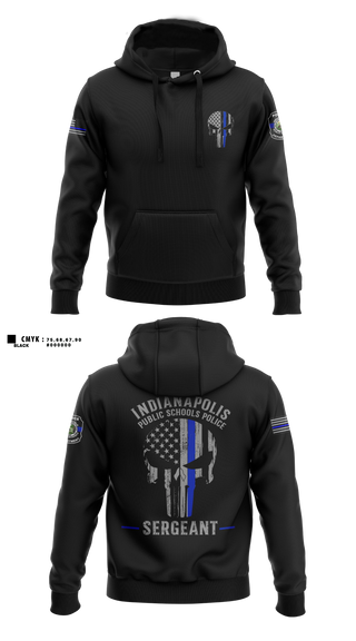 Hoodie, IPSPD, Police, Teamtime, Team time, sublimation, custom sports apparel, team uniforms, spirit wear, spiritwear, sports uniforms, custom shirts, team store, custom team store, fundraiser sports, apparel fundraiser