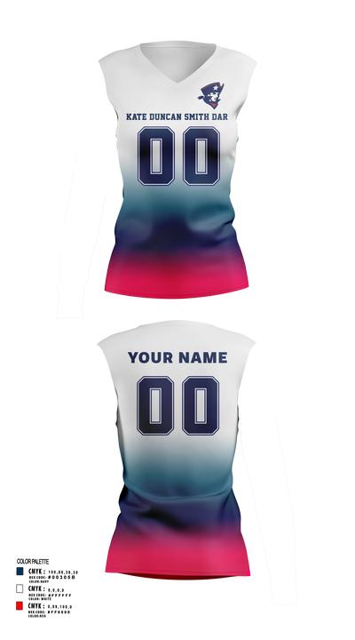 Kate Duncan Smith DAR School Volleyball 52095920 Sleeveless Performance Shirt - 51