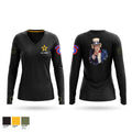 Alaska Army Recruiting Women's Long Sleeve V-neck Shirt - 1