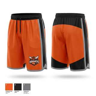 Athletic Shorts With Pockets, Hornets, Men's Soccer, Teamtime, Team time, sublimation, custom sports apparel, team uniforms, spirit wear, spiritwear, sports uniforms, custom shirts, team store, custom team store, fundraiser sports, apparel fundraiser