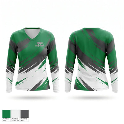 Ogden Lady Owls Women's Long Sleeve V-neck Shirt - 1