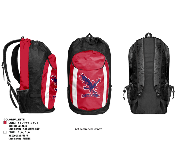 Gear Bag, Academy of Careers and Exploration Football, , Teamtime, Team time, sublimation, custom sports apparel, team uniforms, spirit wear, spiritwear, sports uniforms, custom shirts, team store, custom team store, fundraiser sports, apparel fundraiser