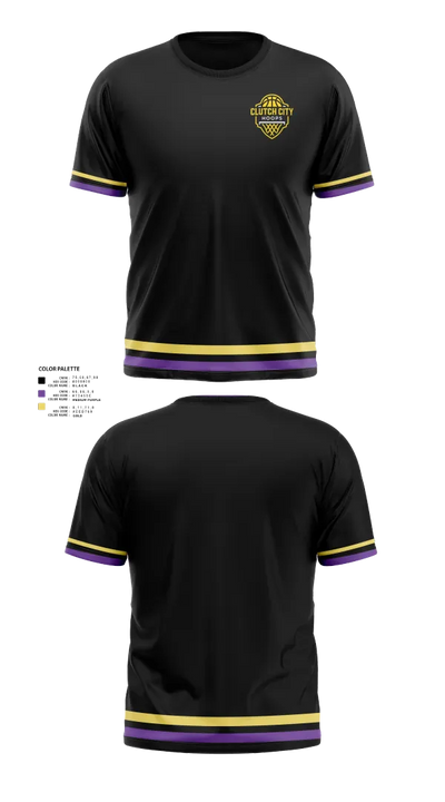 Clutch City Hoops 594116 Short Sleeve Performance Shirt - 21