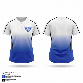 Two Button Softball Jersey, North County Senior Softball, Softball, Teamtime, Team time, sublimation, custom sports apparel, team uniforms, spirit wear, spiritwear, sports uniforms, custom shirts, team store, custom team store, fundraiser sports, apparel fundraiser
