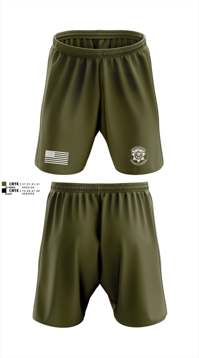GCSO K9 Athletic Shorts With Pockets - 101