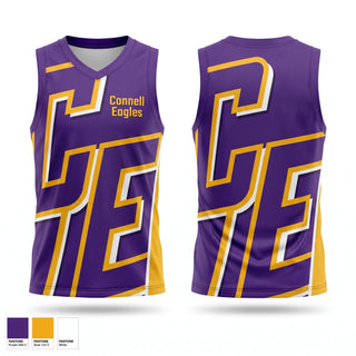Mens Basketball Jersey, Connell eagles, Men's Basketball, Teamtime, Team time, sublimation, custom sports apparel, team uniforms, spirit wear, spiritwear, sports uniforms, custom shirts, team store, custom team store, fundraiser sports, apparel fundraiser